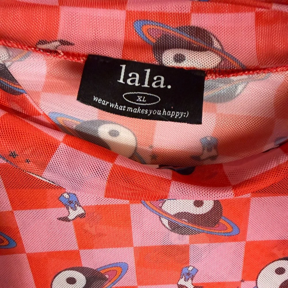 Dressed in LaLa Cosmic Cowgirl Mesh Longsleeve - Picture 2 of 2
